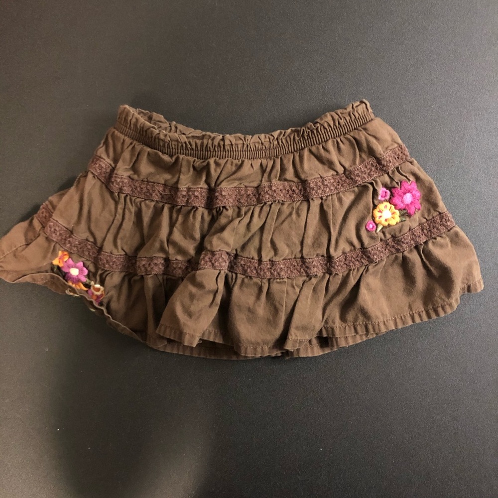 Gymboree Savanna Sunset Brown Skirted Bloomer Size 2T